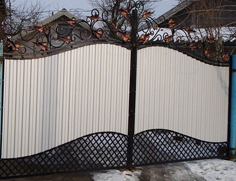 кованые ворота в москве 5